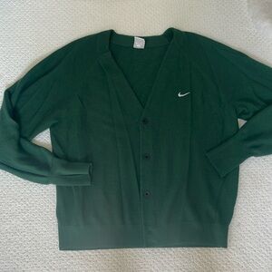 Nike v neck cardigan size L
